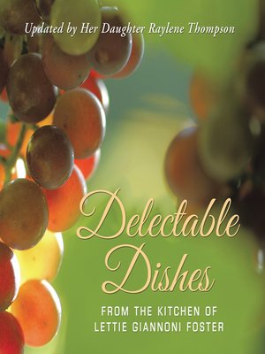 cover image of Delectable Dishes from the Kitchen of Lettie Giannoni Foster